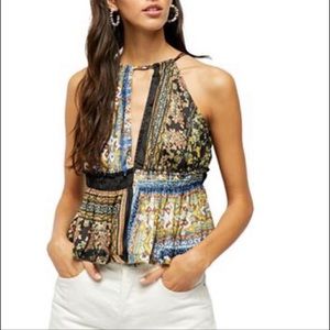 Free People Bellini Patchwork Tank Top